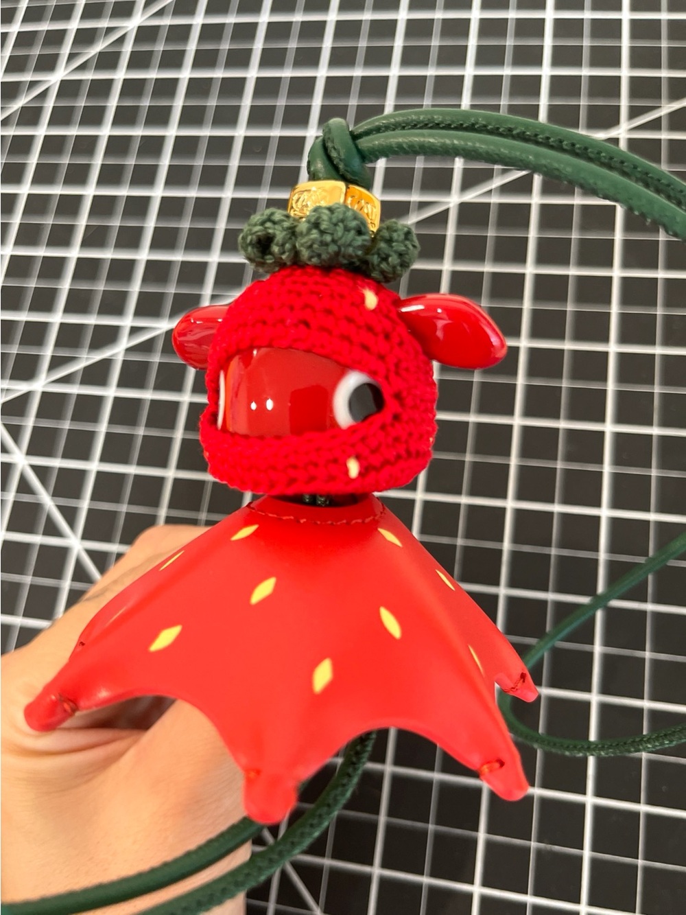 Loewe Berrybop Strawberry Character Bag Charm - Picture 9 of 11